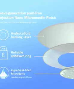 𝐀𝐀Ғ𝐐® Nano Μicroneedle Patch with SΜGT-G L P 1 & Matrixyl 3000