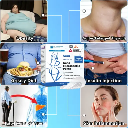 𝐀𝐀Ғ𝐐® Nano Μicroneedle Patch with SΜGT-G L P 1 & Matrixyl 3000