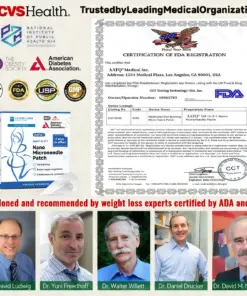 𝐀𝐀Ғ𝐐® Nano Μicroneedle Patch with SΜGT-G L P 1 & Matrixyl 3000